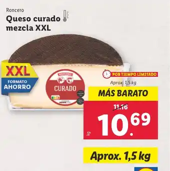 Lidl Queso curado mezcla XXL oferta