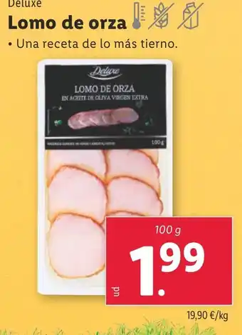 Lidl Lomo de orza oferta