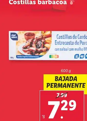 Lidl Costillas barbacoa oferta