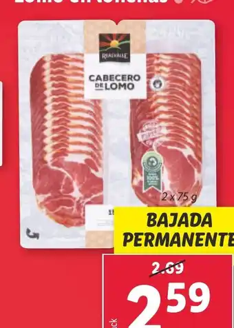 Lidl Lomo en lonchas ! oferta