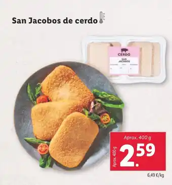 Lidl San Jacobos de cerdo ! oferta