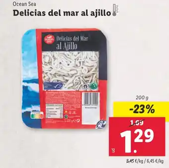 Lidl Delicias del mar al ajillo oferta