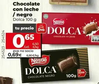 Maxi Dia Chocolate con leche dolca oferta