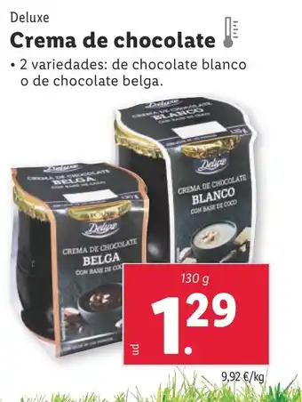 Lidl Crema de chocolate oferta