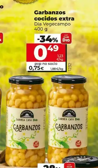 Dia Garbanzos cocidos extra dia vegecampo oferta
