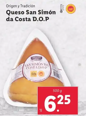 Lidl Queso San Simón da Costa D.O.P oferta
