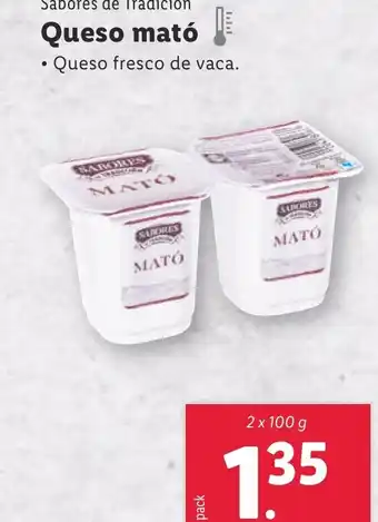 Lidl Queso mató oferta
