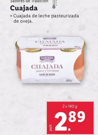 Lidl Cuajada oferta