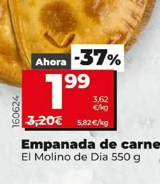 Dia Empanada de carne el molino de dia oferta