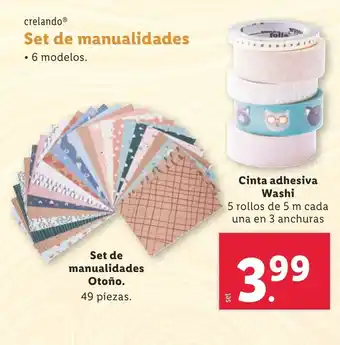 Lidl Set de manualidades oferta