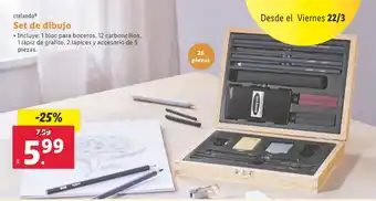 Lidl Set de dibujo oferta