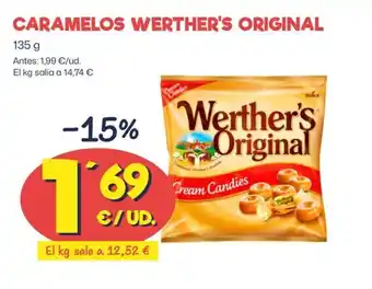 AhorraMas CARAMELOS WERTHER'S ORIGINAL oferta