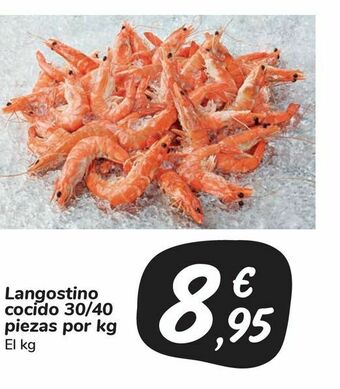 Carrefour Market Langostino cocido 30/40 piezas por kg oferta