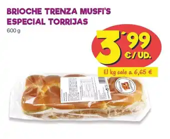 AhorraMas BRIOCHE TRENZA MUSFI'S ESPECIAL TORRIJAS oferta