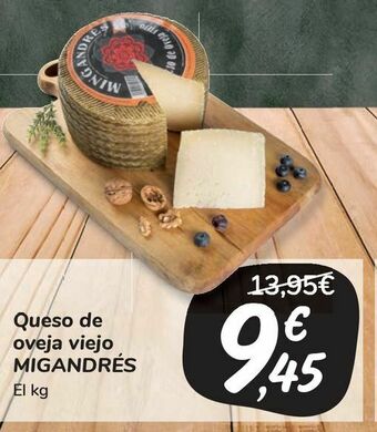 Carrefour Market Queso de oveja viejo migandrés oferta