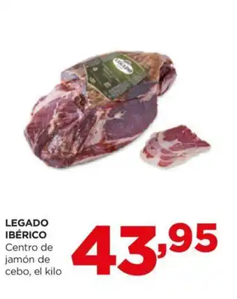 Alimerka LEGADO IBÉRICO Centro de jamón de cebo, el kilo oferta