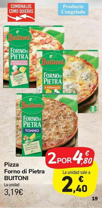 Carrefour Market Pizzas forno di pietra buitoni oferta