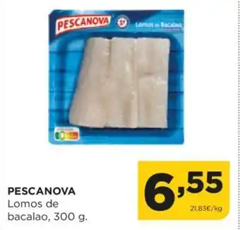 Alimerka PESCANOVA Lomos de bacalao, 300 g. oferta