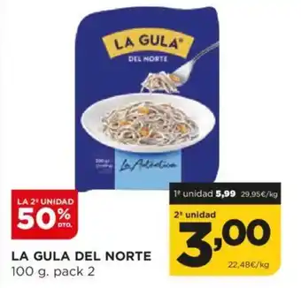 Alimerka LA GULA DEL NORTE 100 g. pack 2 oferta