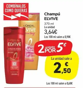 Carrefour Market Champú elvive oferta