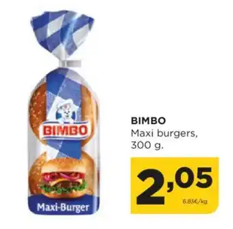 Alimerka BIMBO Maxi burgers, 300 g. oferta