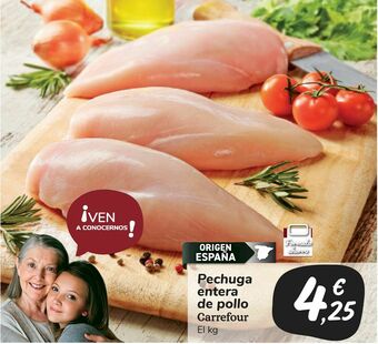 Carrefour Market Pechuga entera de pollo carrefour oferta