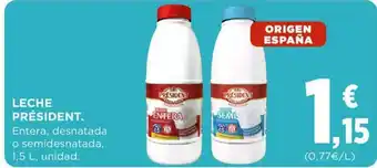 Hipercor Leche President 1,5 L oferta