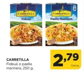 Alimerka CARRETILLA Fideuá o paella marinera, 250 g. oferta