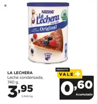 Alimerka LA LECHERA Leche condensada, 740 g. oferta