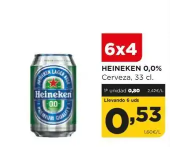 Alimerka HEINEKEN 0,0% Cerveza, 33 cl. oferta