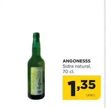 Alimerka ANGONESSS Sidra natural, 70 cl. oferta
