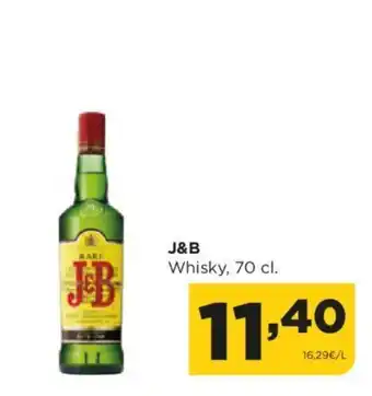 Alimerka J&B Whisky, 70 cl. oferta