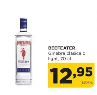 Alimerka BEEFEATER Ginebra clásica o light, 70 cl. oferta