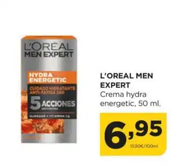 Alimerka L'OREAL MEN EXPERT Crema hydra energetic, 50 ml. oferta