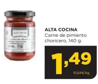 Alimerka ALTA COCINA Carne de pimiento choricero, 140 g. oferta