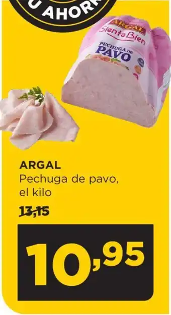 Alimerka ARGAL Pechuga de pavo, el kilo oferta