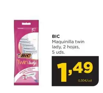 Alimerka BIC Maquinilla twin lady, 2 hojas, 5 uds. oferta