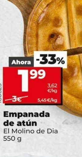 Dia Empanada de atún oferta