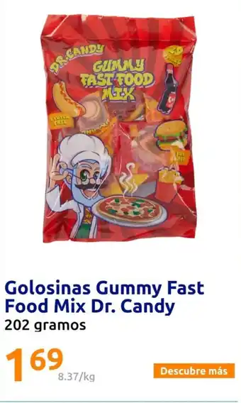 Action Golosinas Gummy Fast Food Mix Dr. Candy oferta