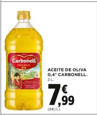Hipercor Aceite De Oliva 0, 4° Carbonell 2 L oferta