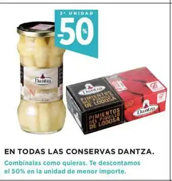 Hipercor En Todas Las Conservas Dantza oferta