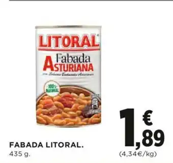 Hipercor Fabada Litoral 435g oferta