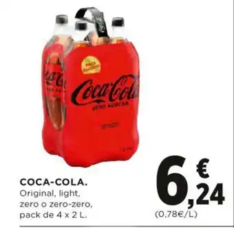 Hipercor Coca-Cola pack de 4 x 2 L oferta