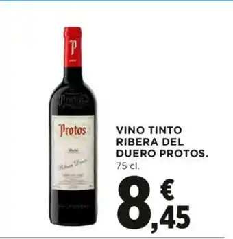 Hipercor Vino Tinto Ribera Del Duero Protos 75 cl oferta