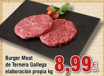 FROIZ Burger Meat de Ternera Gallega elaboración propia kg oferta