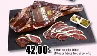 FROIZ Jamón de cebo ibérico 50% raza ibérica Froiz al corte kg oferta