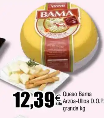 FROIZ Queso Bama kilo Arzúa-Ulloa D.O.P. grande kg oferta