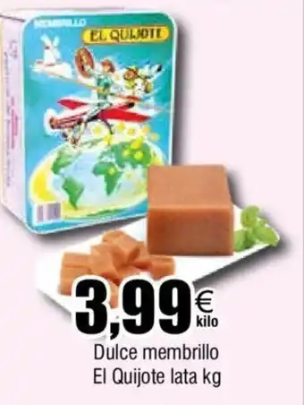 FROIZ Dulce membrillo El Quijote lata kg oferta