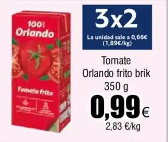 FROIZ Tomate frito Orlando frito brik 350 g oferta
