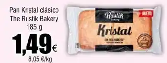 Froiz Pan Kristal clásico The Rustik Bakery 185 g oferta